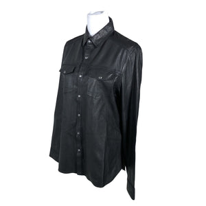 Unisex All Saints - Leather jacket, size 36 - Black (3)