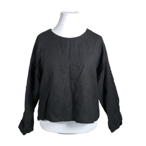Unisex LINEN ID Studio - Blouse, size 48 - Black (1)