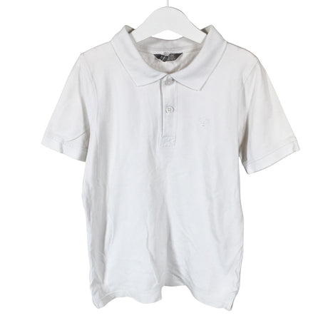 Unisex Lindex - Polo shirt, size 122 - 128 - White ()