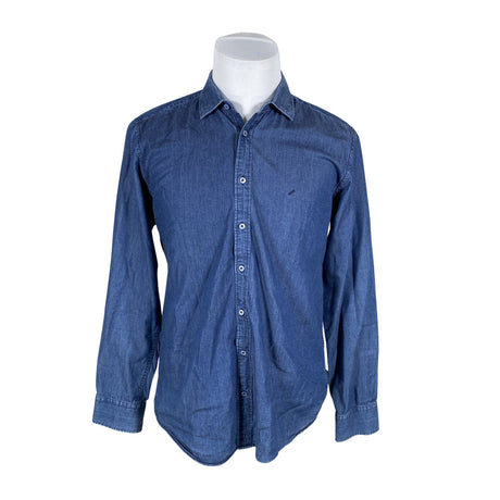 Unisex Daniel Hechter - Collared shirt, size L - Blue ()