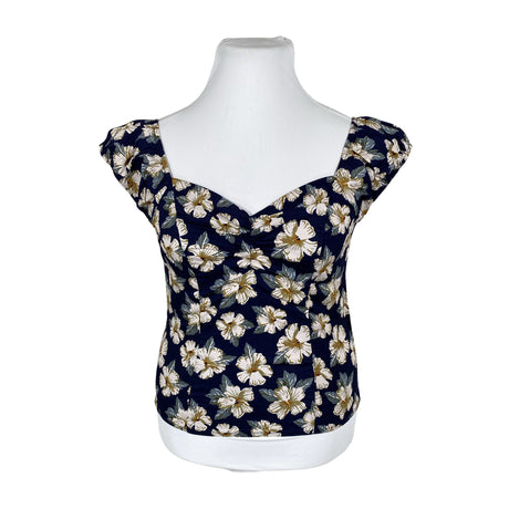 Unisex banned - Short-sleeved blouse, size 42 - Blue ()