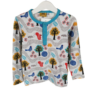Unisex me&i - Tricot shirt, size 104 - 110 - White (1)