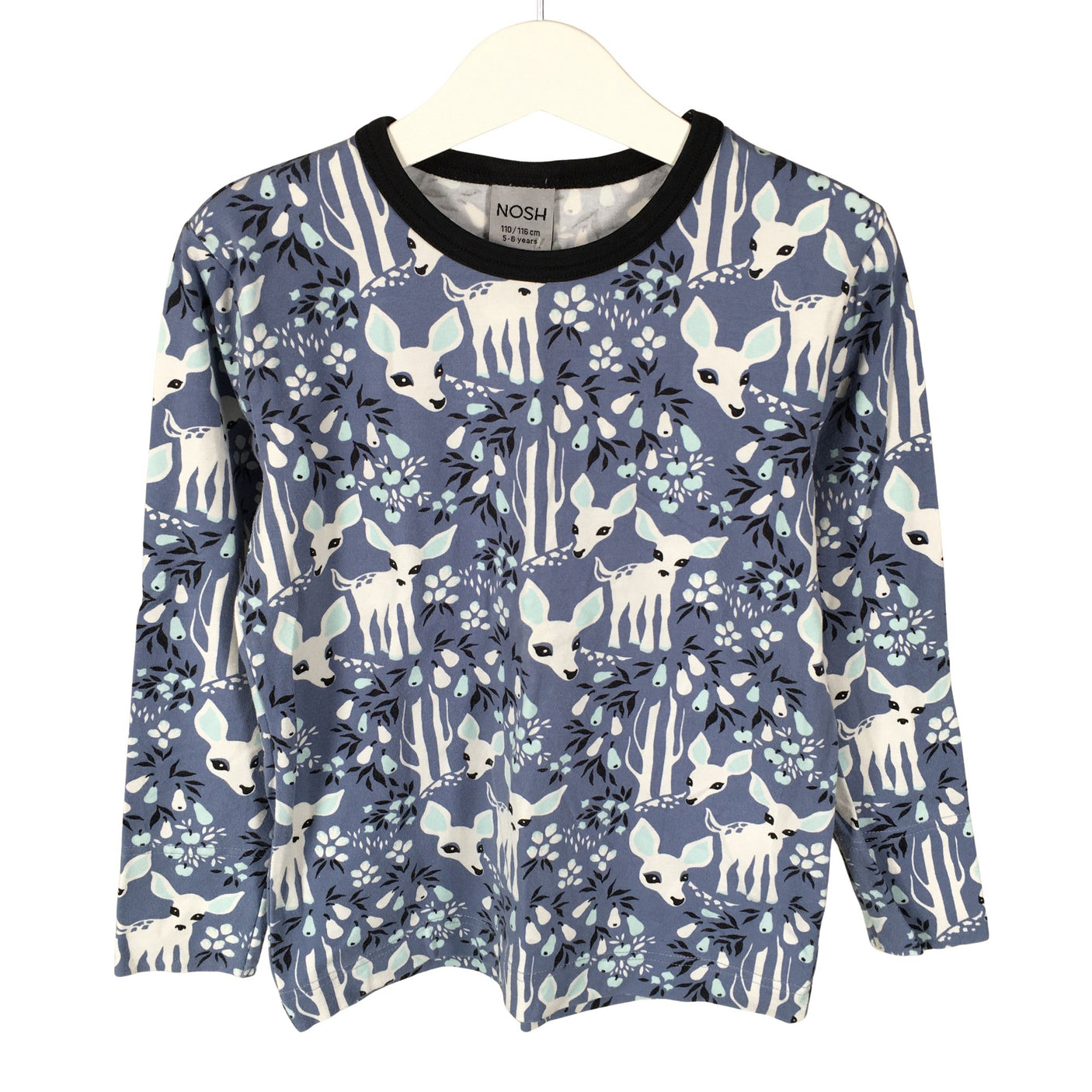 Unisex NOSH - Tricot shirt, size 110 - 116 - Light blue (1)