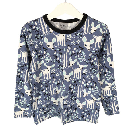 Unisex NOSH - Tricot shirt, size 110 - 116 - Light blue ()