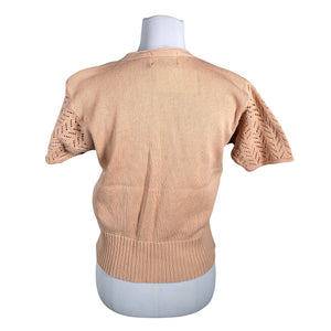 Unisex Naturally Yours - Cardigan, size 38 - Light pink (2)