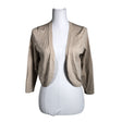 Unisex Your Face - Knit bolero jacket, size 40 - Beige ()