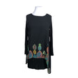 Unisex Desigual - Schiffon dress, size 44 - Black ()