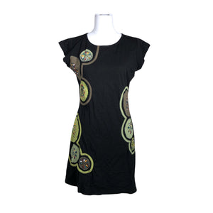 Unisex Mithu - Tricot tunic, size 40 - Black (1)