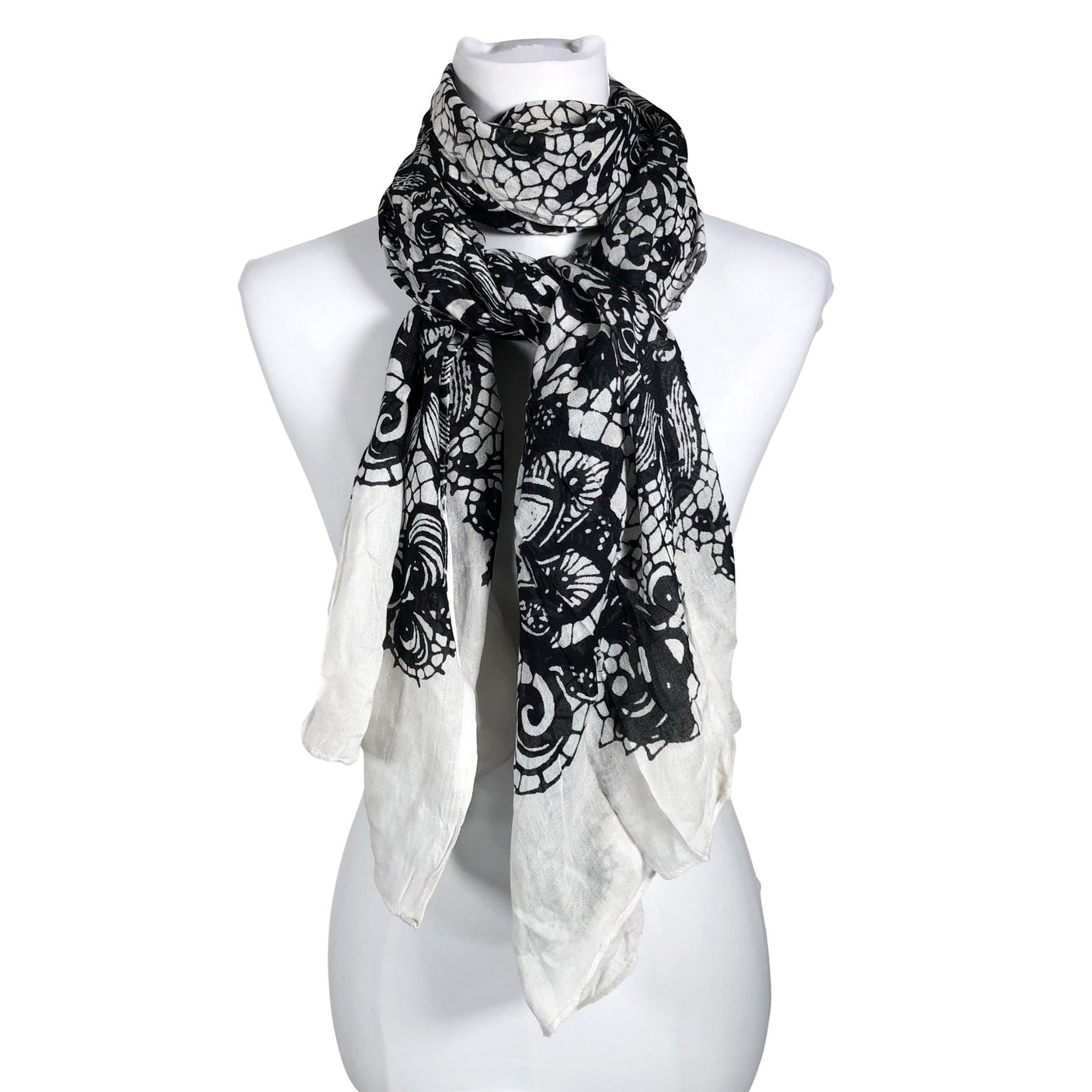 Unisex S.T.I - Scarf, size Maxi - Black (1)