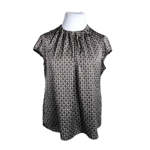Unisex Comma - Short-sleeved blouse, size 44 - Brown (1)