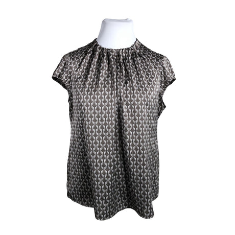 Unisex Comma - Short-sleeved blouse, size 44 - Brown ()
