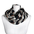 Unisex S.T.I - Circle scarf, size Midi - Black ()