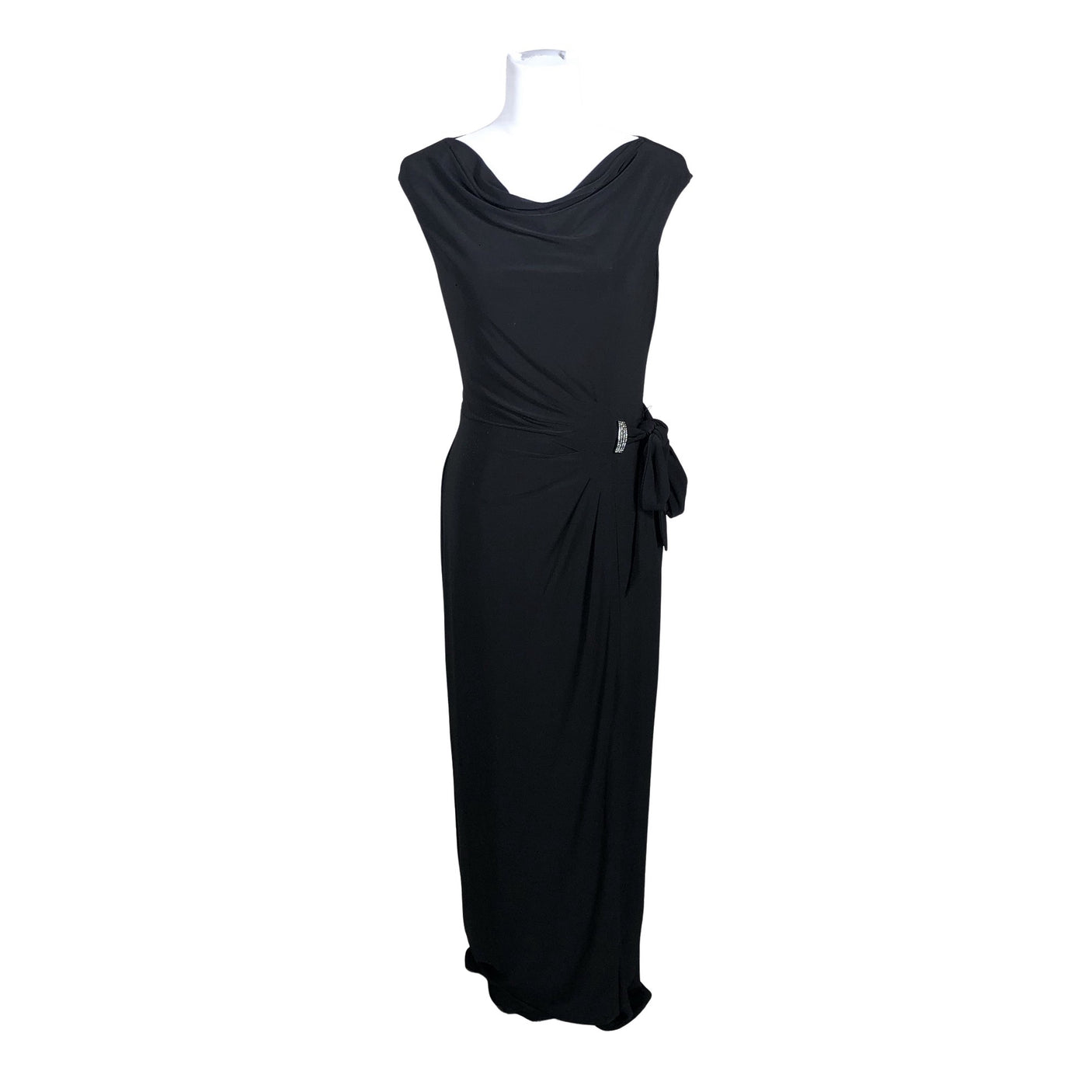 Unisex Lauren Ralph Lauren - Schiffon dress, size 38 - Black (1)