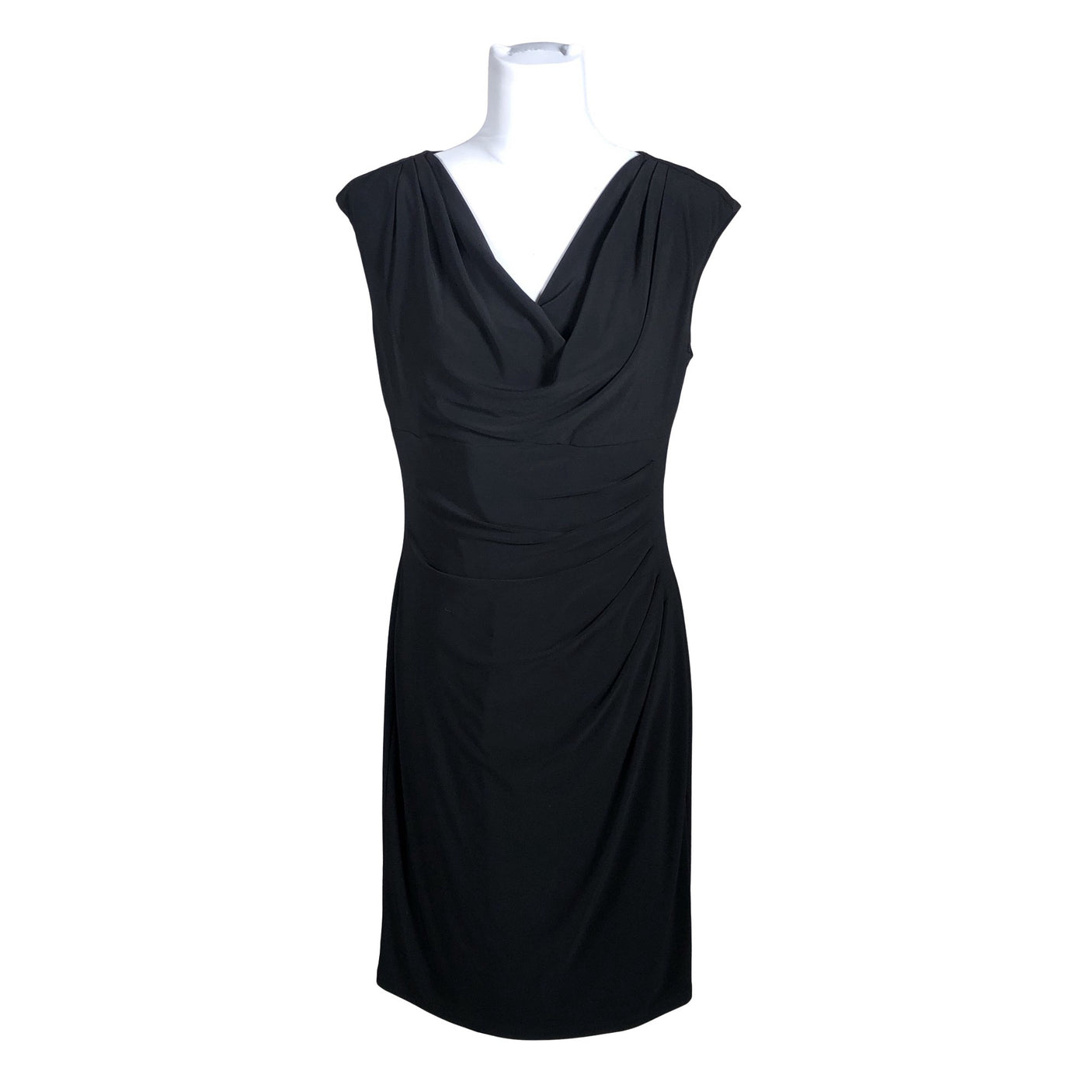 Unisex Lauren Ralph Lauren - Schiffon dress, size 38 - Black (1)