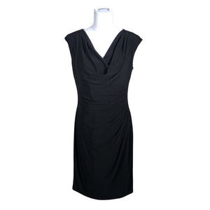 Unisex Lauren Ralph Lauren - Schiffon dress, size 38 - Black (1)