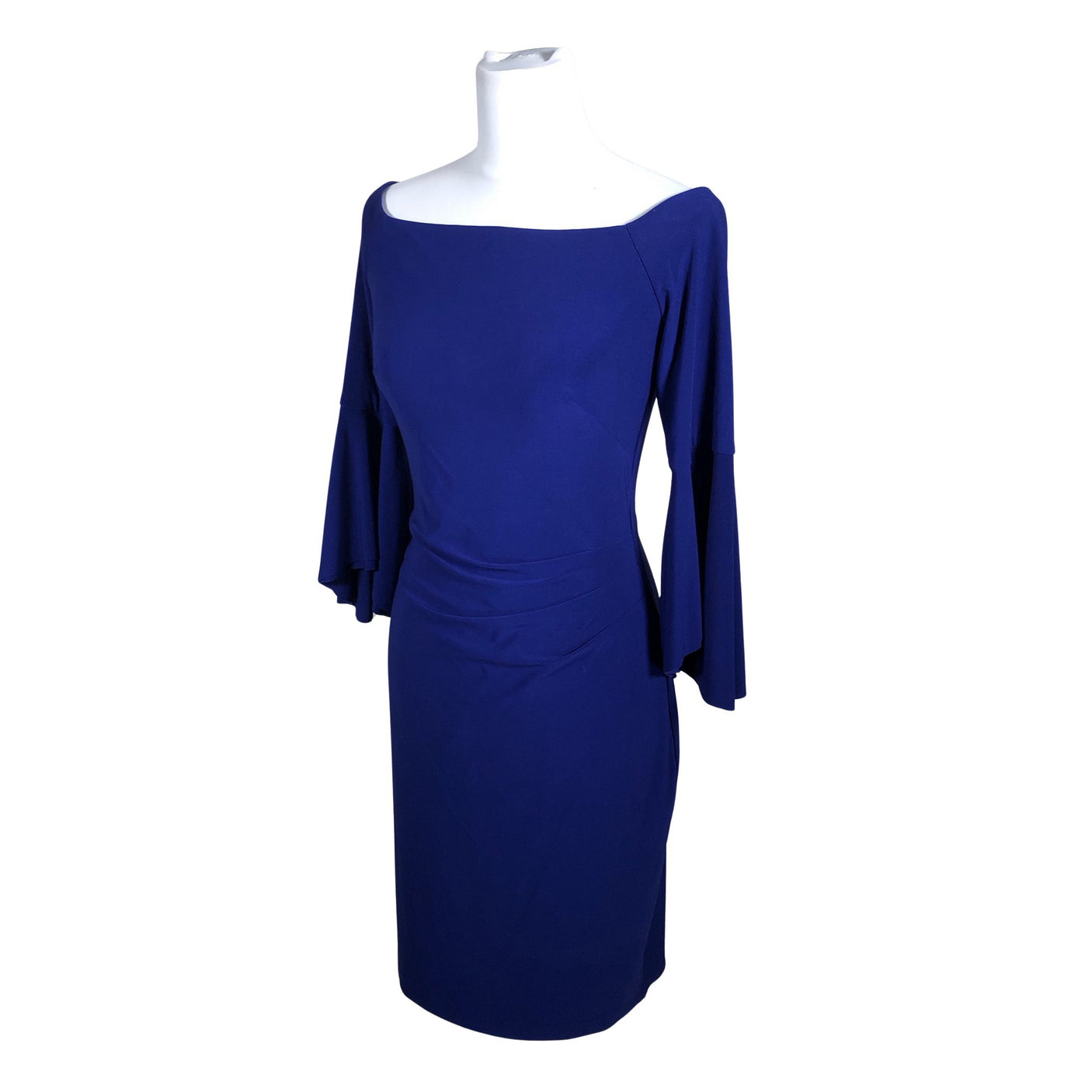 Unisex Lauren Ralph Lauren - Schiffon dress, size 38 - Blue (3)