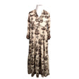 Unisex Gustav - Schiffon dress, size 42 - Beige ()