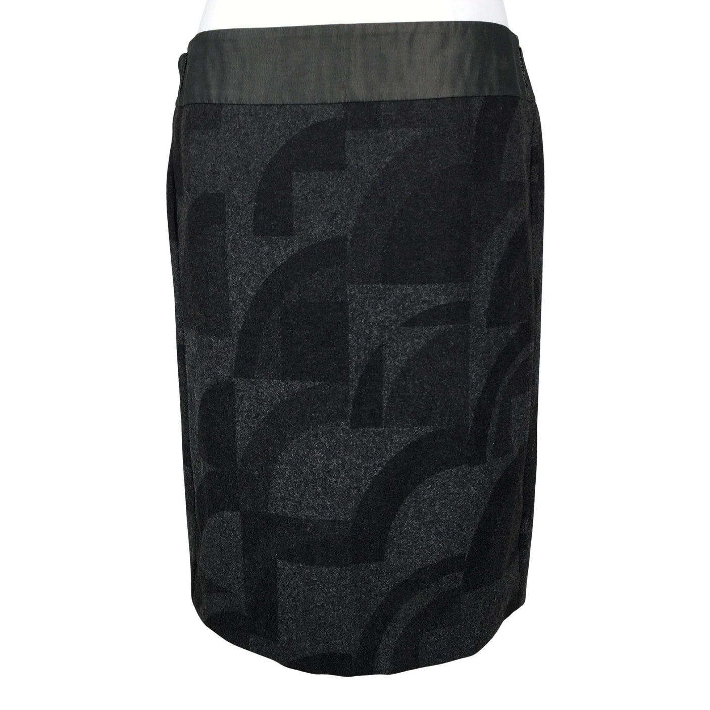 Unisex 'S MaxMara - Fabric skirt, size 40 - Gray (1)