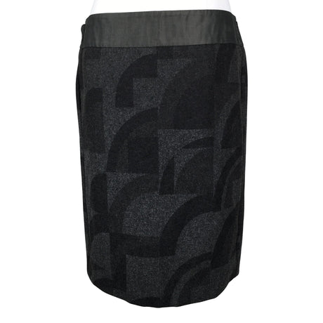 Unisex 'S MaxMara - Fabric skirt, size 40 - Gray ()
