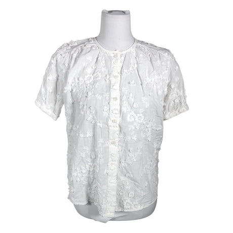 Unisex &Other Stories - Short-sleeved blouse, size 32 - White ()