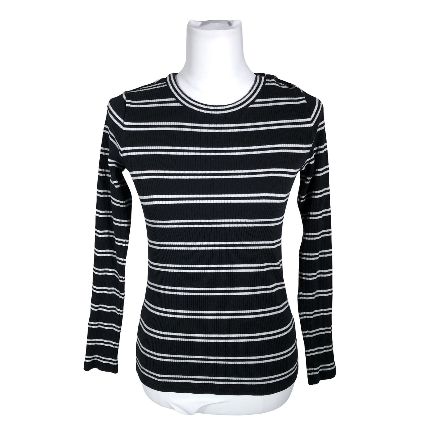 Unisex Massimo Dutti - Tricot shirt, size 34 - Black (1)