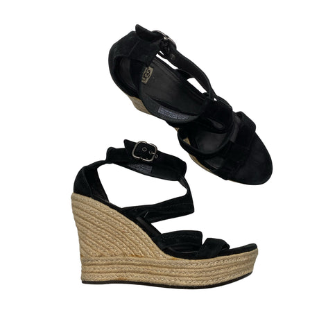 Unisex Ugg - Wedge sandals, size 41 - Black ()