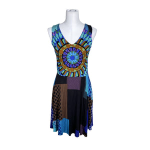Unisex Desigual - Tricot dress, size 38 - Blue (1)