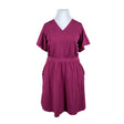 Unisex NOSH - Tricot dress, size 42 - Wine red ()