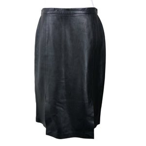 Unisex Ivonne - Leather skirt, size 40 - Black (1)