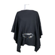Unisex Ril's - Poncho, size 38 - Black ()