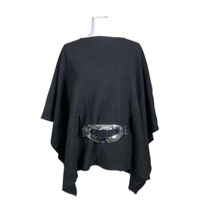 Unisex Ril's - Poncho, size 38 - Black (1)