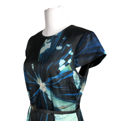 Unisex Ted Baker - Schiffon dress, size 40 - Black (2)
