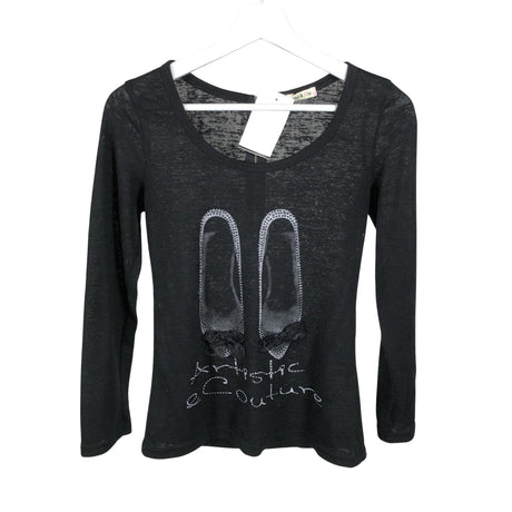 Unisex Emma & Ella - Tricot shirt, size 158 - 164 - Black ()