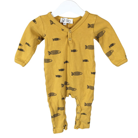 Unisex Gro - Overalls, size 62 - 68 - Yellow ()