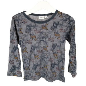 Unisex Name It - Tricot shirt, size 98 - 104 - Gray (1)