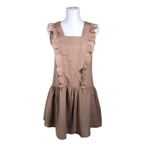 Unisex Kling - Schiffon dress, size 34 - Brown (1)