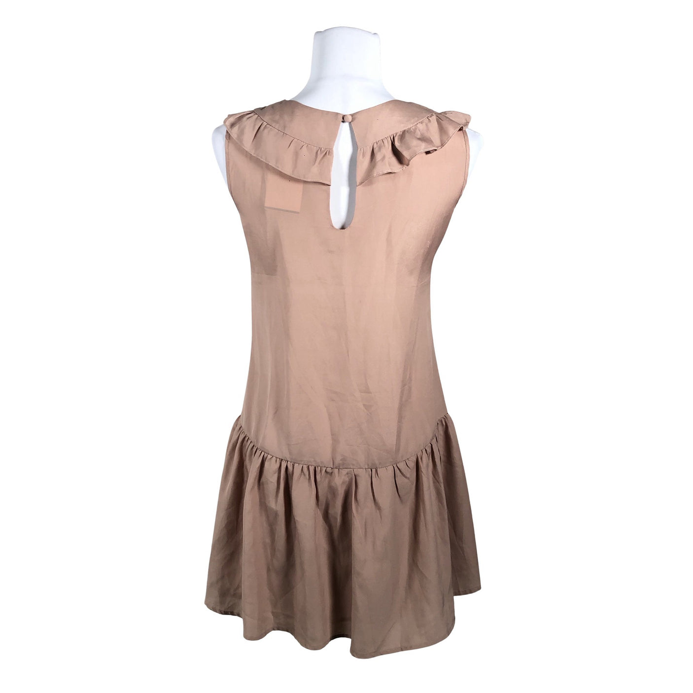 Unisex Kling - Schiffon dress, size 34 - Brown (2)