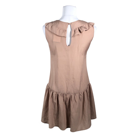 Unisex Kling - Schiffon dress, size 34 - Brown (2)