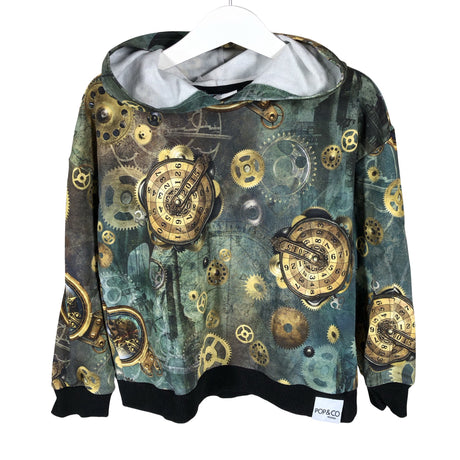 Unisex Pop & Co Helsinki - Hoodie, size 116 - 122 - Green ()