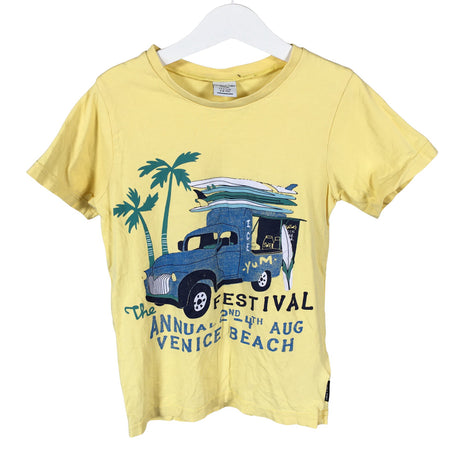 Unisex Polarn O. Pyret - T-shirt, size 122 - 128 - Yellow ()