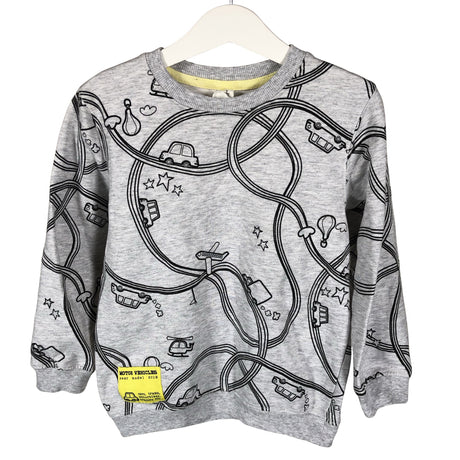 Unisex Keiki - Sweatshirt, size 104 - 110 - Gray ()