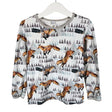 Unisex Handmade - Tricot shirt, size 110 - 116 - White ()