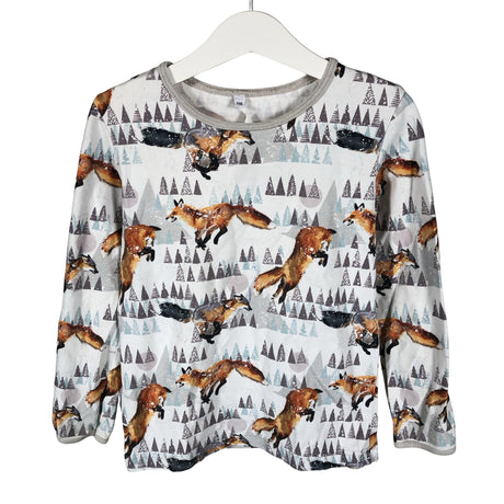 Unisex Handmade - Tricot shirt, size 110 - 116 - White ()