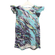 Unisex Handmade - Sweatshirt dress, size 104 - 110 - Turquoise ()