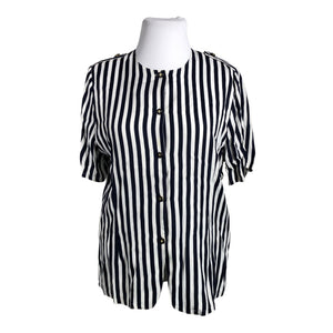 Unisex Horoskop - Short-sleeved blouse, size 44 - White (1)