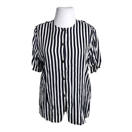 Unisex Horoskop - Short-sleeved blouse, size 44 - White ()