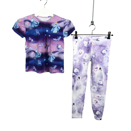 Unisex Pop & Co Helsinki - Leggings, size 122 - 128 - Violet ()
