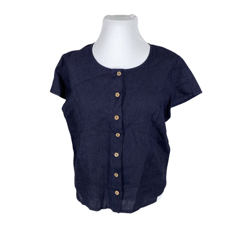 Unisex Fashion Highlight - Short-sleeved blouse, size 44 - Blue ()