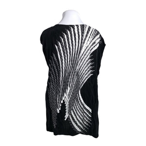 Unisex Voglia - Schiffon tunic, size 46 - Black (2)