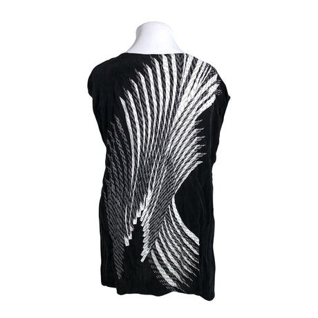 Unisex Voglia - Schiffon tunic, size 46 - Black (2)